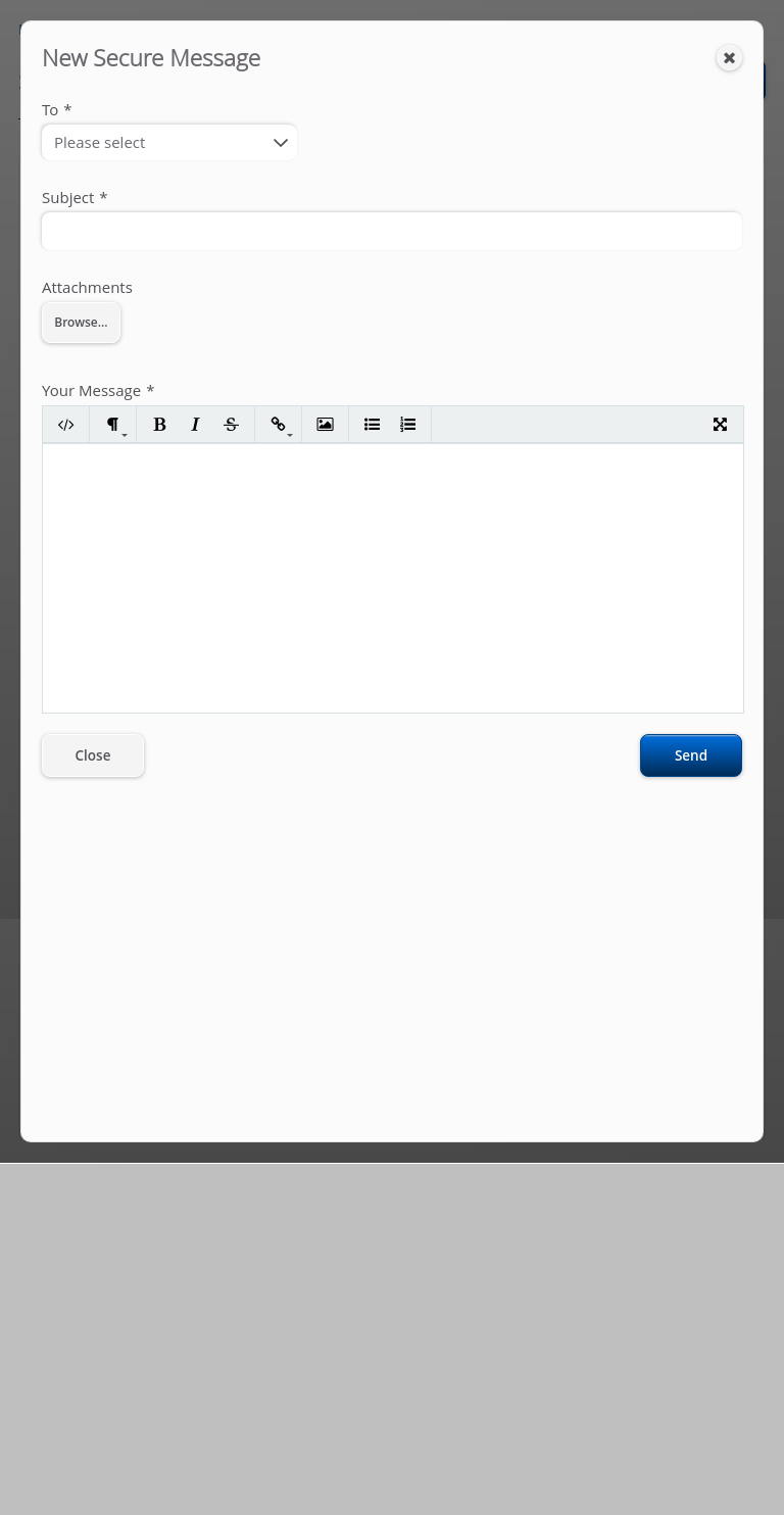 SecureMessaging > 04 New Message Dialog